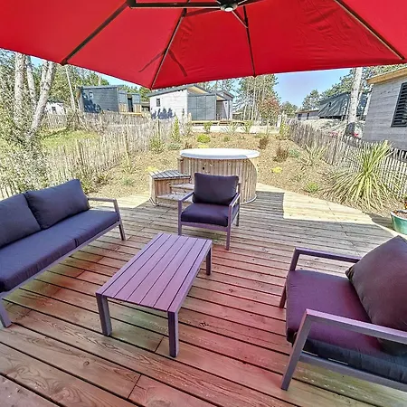 Alpesi faház Chalet Vip A - 2 Chambres, Piscine Chauffee, Clim, Wifi, Proche Plage - Fr-1-361-461 Jullouville-les-Pins