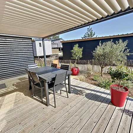 Chalet Vip A - 2 Chambres, Piscine Chauffee, Clim, Wifi, Proche Plage - Fr-1-361-461 *
