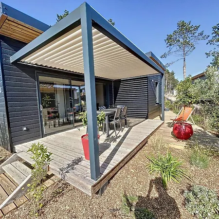 Chalet Vip A - 2 Chambres, Piscine Chauffee, Clim, Wifi, Proche Plage - Fr-1-361-461 Alpesi faház Jullouville-les-Pins